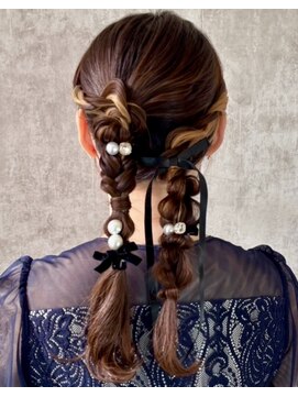 スタイル 横浜(STYLE) ツインテール／ヘアセット／編みおろし／カチモリ