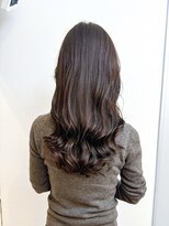 チョビー 銀座(chobii)&nbsp;西/グレージュ/デジタルパーマ/伸ばしかけ/透明感/薄めバング