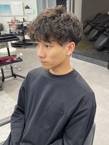 ユーフォリア 渋谷グランデ(Euphoria SHIBUYA GRANDE) ナチュラルマッシュ ニュアンスパーマ ツーブロック MOMO