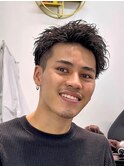 ベリーショート×スパイキーショート×アップバング