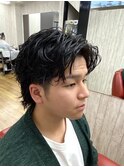 フェザーパーマ/シャドウパーマ/スパイキーショート/メンズ
