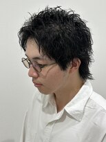 ヒュイル バイ ニアウ(Hwyl by Niau) スパイキーショートメンズカットニュアンスパーマウルフカット