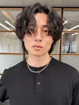 スタートウキョウ 渋谷(STAR TOKYO) 王道メンズショート☆無造作ツイストパーマセンターパート