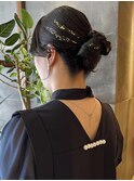 参列ヘアセット/シニヨン