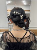 お呼ばれヘアセット