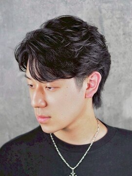 プレミアムバーバー 原宿店(PREMIUM BARBER produce by HIRO GINZA) フェザーパーマ