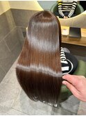 【神戸三宮】うる艶ストレート美髪カラー髪質改善トリートメント