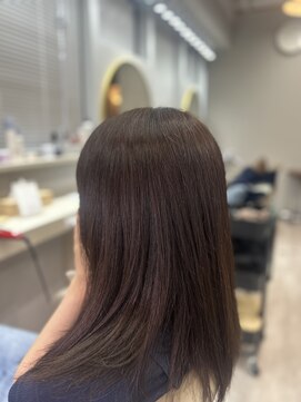 アオ 花咲町(a-o) ツヤさらウォームブラウンカラー♪