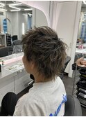 メンズショートウルフ