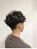 無造作シャドウパーマ