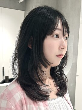 テクネ 天神大名(techne) 天神大名今泉ロングレイヤー韓国風くびれ巻き髪小顔透明感ヘア