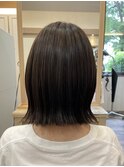 黒髪/クラゲヘアー/オリーブグレー/小顔/ココアベージュ/澤瑞絵
