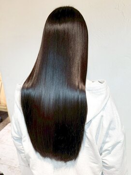 【Flor_戸塚】髪質改善ストレート/グレーブラウン/美髪/