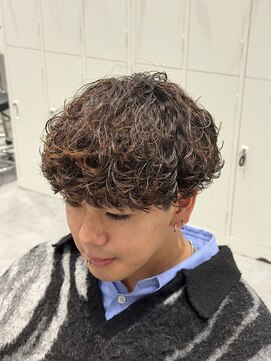 オーシャントーキョー 仙台(OCEAN TOKYO) 波巻きツイストスパイラルツーブロック刈り上げメンズパーマ