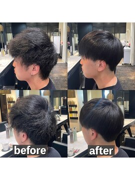 エノア 青山(ENORE) メンズ縮毛矯正/曲がる縮毛矯正/メンズ髪質改善/メンズカット