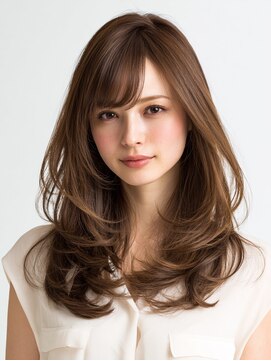 アンサ 小倉店(ANSA) 大人ナチュラルレイヤーセミロング