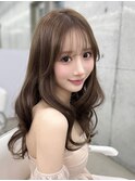 ☆ツヤ感たっぷりショコラベージュ シースルーバング☆