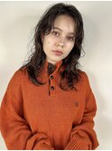 【三ツ井純】前髪なしパーマ ミディアムパーマ こなれヘア