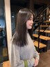 【縮毛矯正or髪質改善ストレート】+カット+TR+3300円相当商品GIFT♪