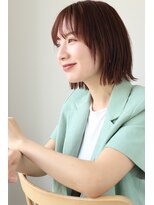 ヘアーアンドメイク エクリ 不動前店(Hair&Make equri)&nbsp;切りっぱなしツヤボブ