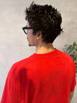 ハレ(hale)&nbsp;メンズカット アップバング ショート 黒髪 30代 ビジネスヘア