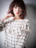 カバーヘアアンドスパ ブリス 浦和(COVER HAIR&SPA bliss) *bliss浦和*大人かわいい♪甘めカラー☆くせ毛風ミディx