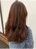 ナチュラルロング×ナチュラルブラウン