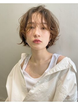 サングース(Sungoose) sungoose オリーブカラー小顔ハイライトセミウェットウェーブ