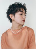 カーリークールショート／アースカラー/カーリーヘア