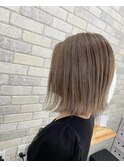 SKHAIRLOUNGE #ブリーチデザインカラー#ベージュ#ボブ