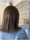 パールシルバー×髪質改善トリートメント