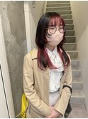 赤髪/インナーカラー