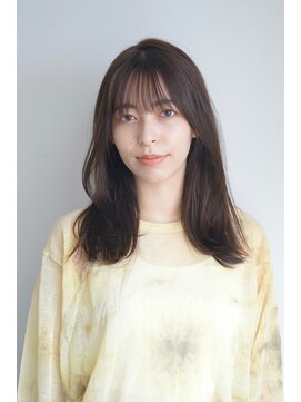 パール(PearL) 【PearL】ニュアンスストレート×マロンブラウンカラー