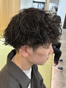ニアウ 伊勢崎連取店(Niau) メンズマッシュパーマツイストスパイラルパーマ波巻きパーマ