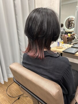 テーラヘアー 鎌取店(TELA HAIR) クラゲウルフ×ピンク