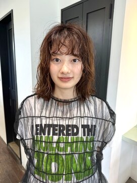 トレス(TRESS) レディースパーマ　ボブパーマ　ニュアンスパーマ　顔まわり