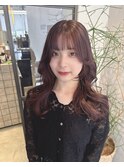 ブリーチなしダブルカラーでラベンダーブラウン♪