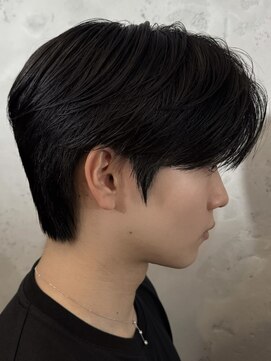 ノラ ヘアーサロン(NORA HAIR SALON) 韓国シースルーマッシュカルマパーマダウンパーマ黒髪マッシュ