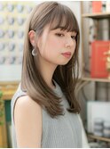 グレイアッシュ黒髪前下がりエアストレートc6志木20代30代40代!