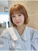 こなれふわっとボブ/透明感カラー/外ハネボブ