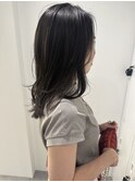 涼しげなレイヤースタイル