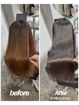 ジーナ 池袋(Zina) 艶のある縮毛矯正