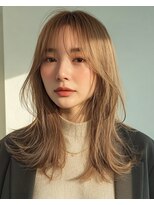 ジュール 銀座(Joule)&nbsp;銀座/銀座駅/韓国/レイヤーカット/顔周り/前髪カット/ストレート