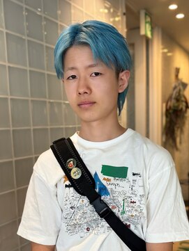 ラパンセヴェールメンズ 栄(LA PENSEE VERT MEN'S) フェザーウルフ×ハイトーンペールブルー