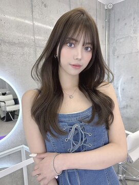 フォンズ(FONS) 透明感オリーブベージュ/赤味なしカラー/韓国くびれヘア/表参道