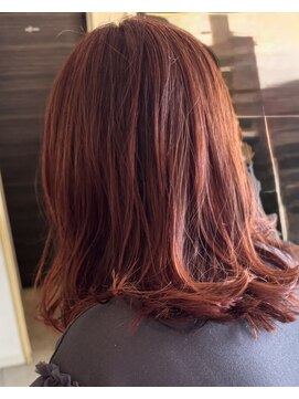 ギッシュ 北名古屋店(guiches) 【ファッションカラー】赤みブラウン