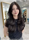 レイヤーカット/韓国ヘア/顔まわり/前髪/髪質改善/熊本美容室