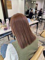 プライズ 所沢プロぺ通り店(prize)&nbsp;オレンジベージュ透明感韓国風レイヤーケアブリーチ所沢