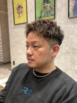 ステレオ ヘアデザイン 安城店(STEREO HAIR DESIGN)&nbsp;アップバング×ツイストパーマ（11月）