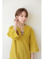 ハピネス 王寺店(Happiness)&nbsp;前髪なし耳かけ丸みショート